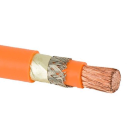High voltage 50 mm2 single core shielded copper cable 180 °C